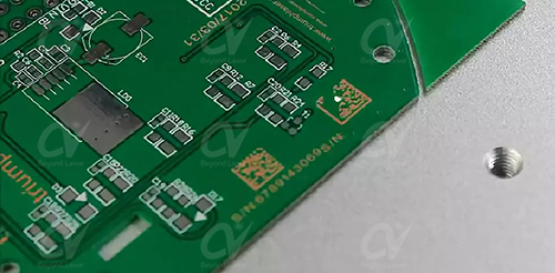 PCB二维码激光打标展示